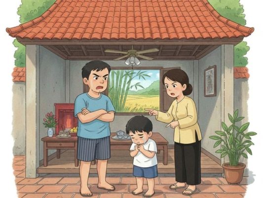 Cách không quát mắng con khi giận