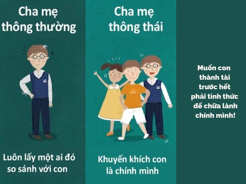 Con đang cần cha mẹ thức tỉnh, hiểu mình và hiểu con