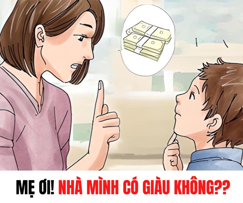 Nhiều cha mẹ nghĩ tiền bạc là vấn đề nhạy cảm nên thường ít đề cập chuyện này với con cái