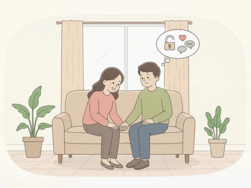 Hãy là nơi tin cậy để đối phương tin tưởng chia sẻ