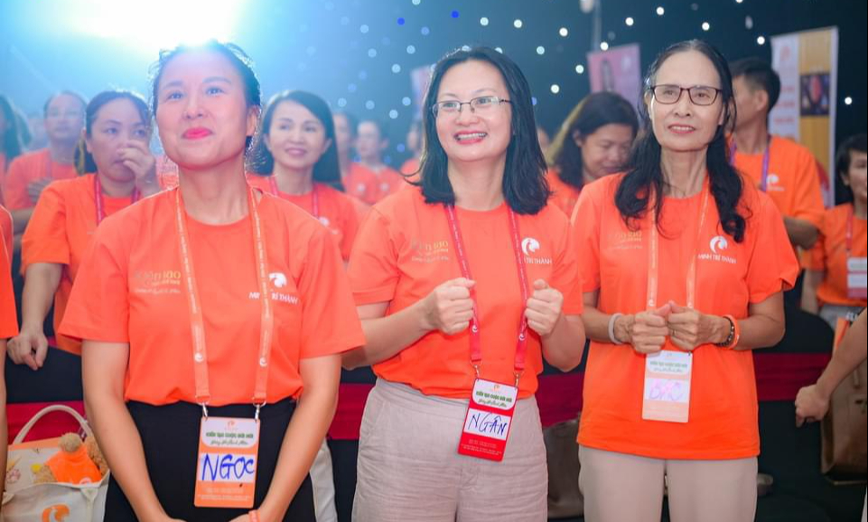 Đọng lại sau khi tham gia chương trình là những nụ cười mãn nguyện và niềm tin vào một tương lai tươi sáng, hạnh phúc của nhiều người. Ảnh TG