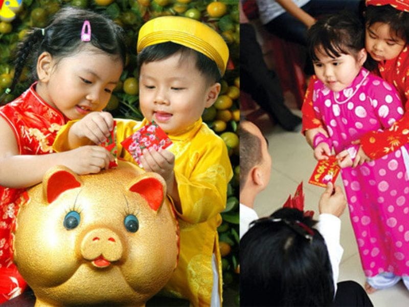 Hướng dẫn con tiêu lì xì đúng cách