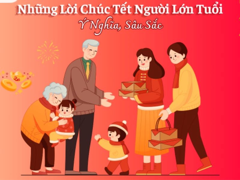 Lời chúc Tết ông bà lớn tuổi