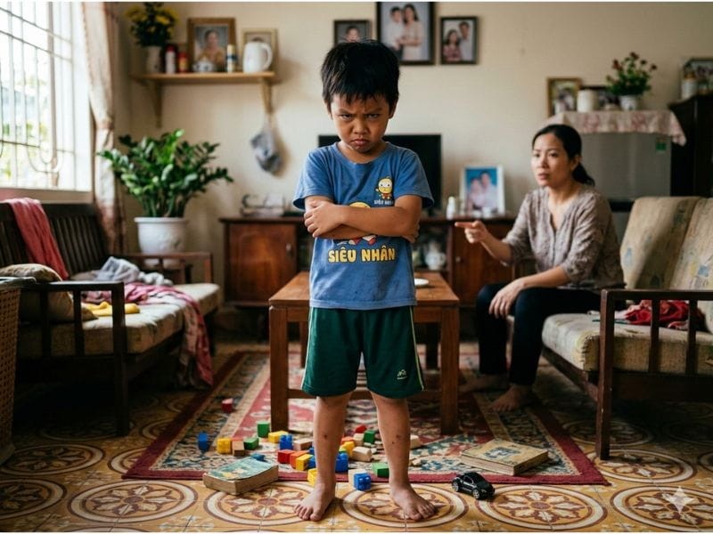 Cách dạy trẻ 7 tuổi bướng bỉnh