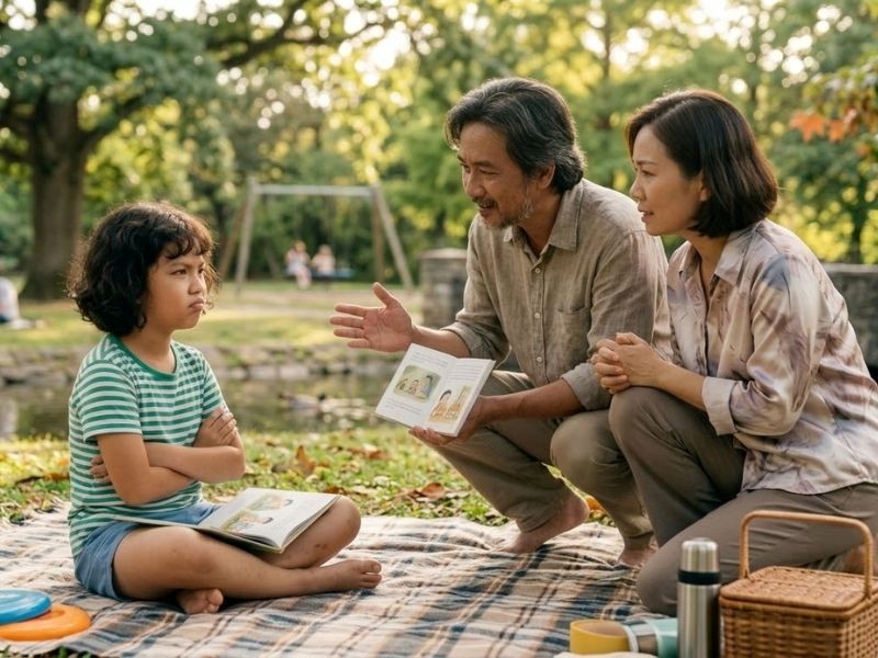 Cách dạy trẻ 9 tuổi bướng bỉnh