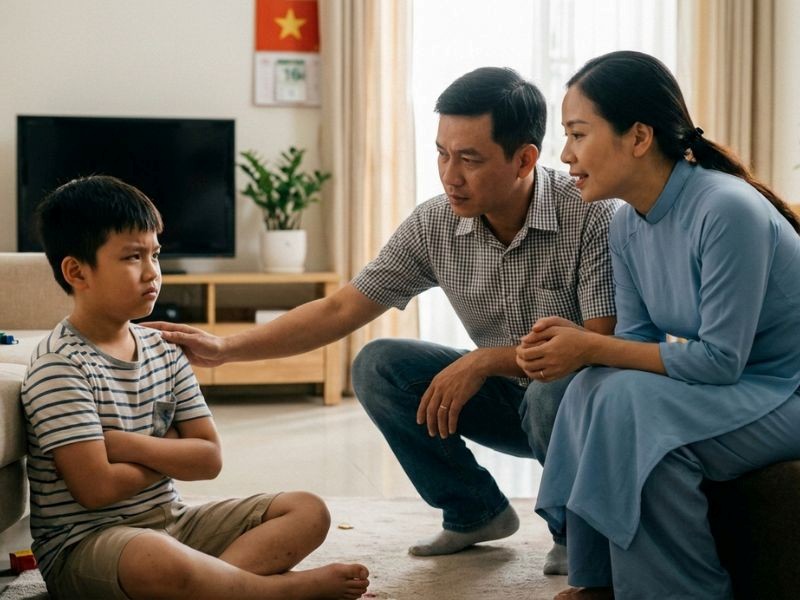 Cách dạy trẻ 9 tuổi bướng bỉnh