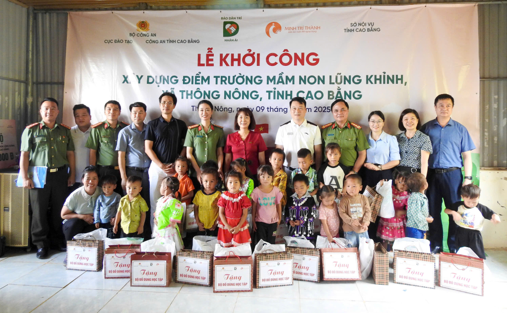 Khởi công xây dựng điểm trường Mầm non Lũng Khỉnh