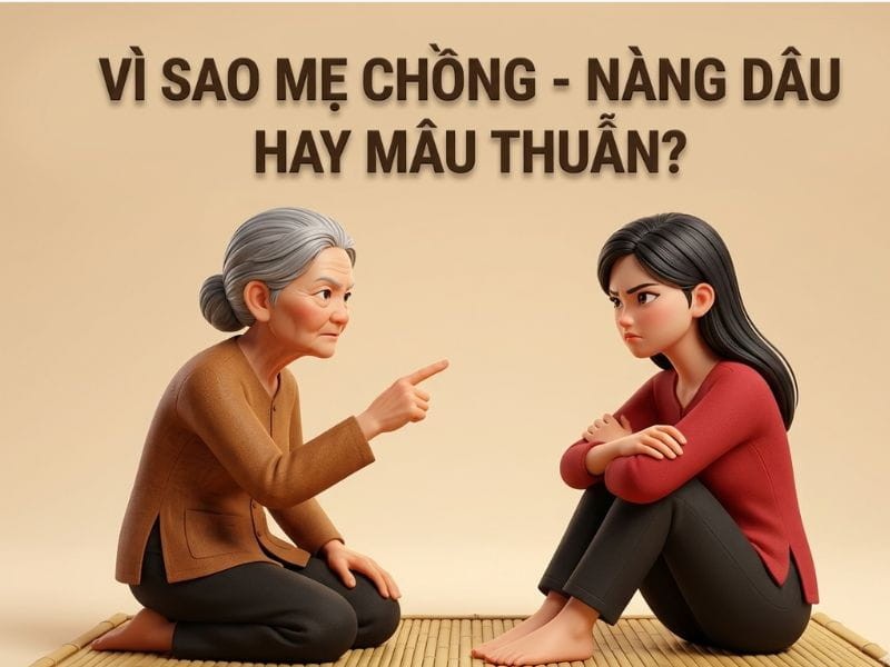 Mâu thuẫn mẹ chồng nàng dâu