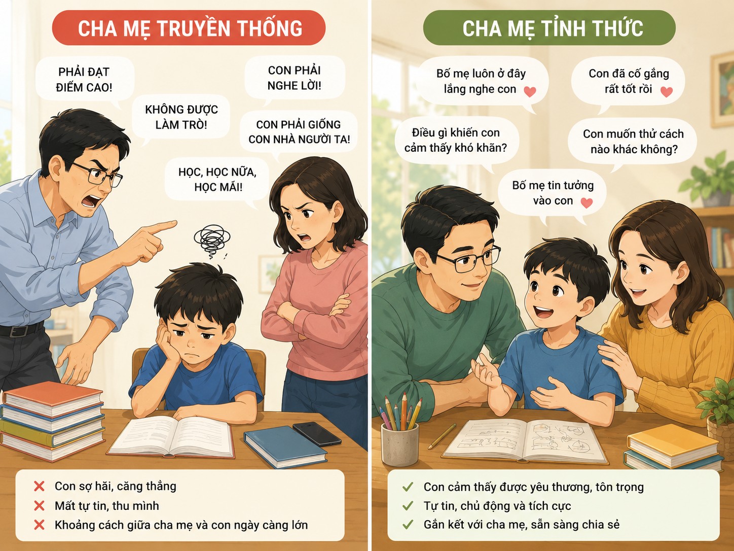Cha mẹ tỉnh thức