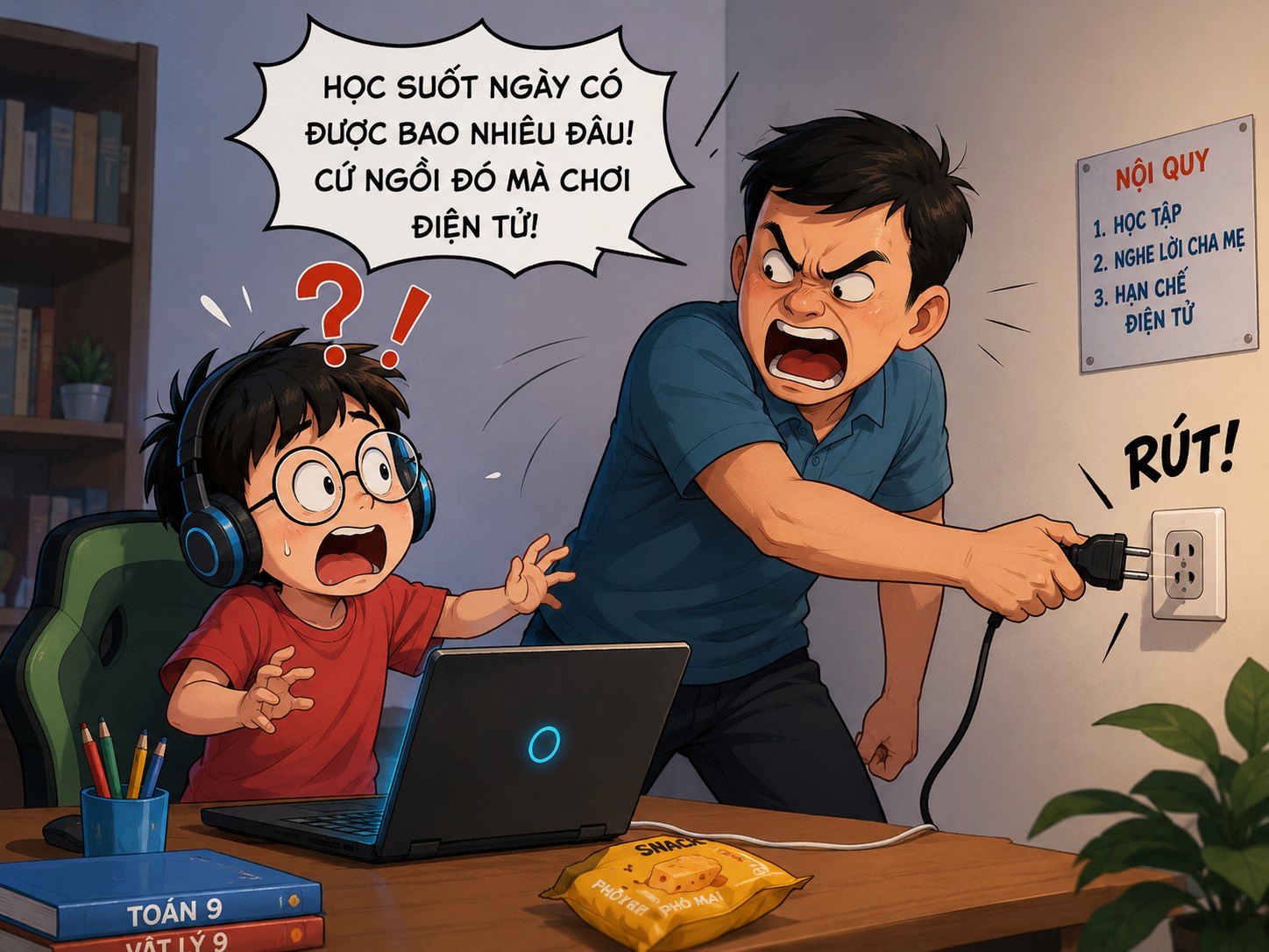 Trưởng thành cùng con