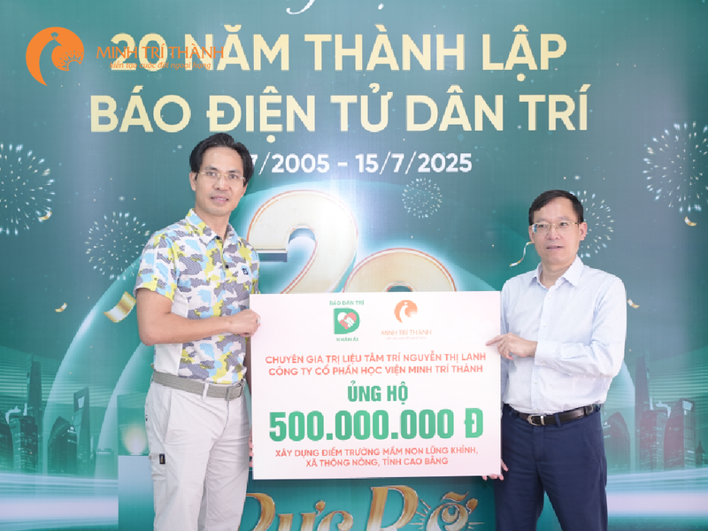 Minh Trí Thành tích cực tham gia các hoạt động cộng đồng, thiện nguyện