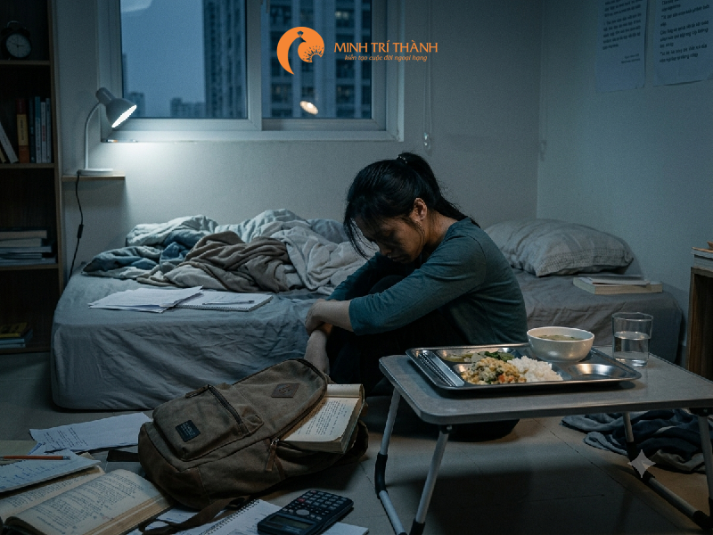 Những hành vi khi chịu áp lực học tập khá rõ rệt và tác động không tốt lên cơ thể