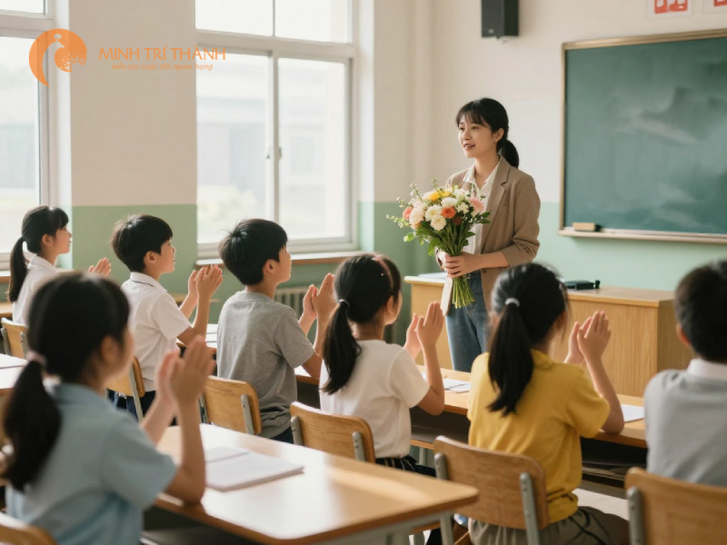 Bài hát về ngày 20 tháng 10 dành tặng cô giáo