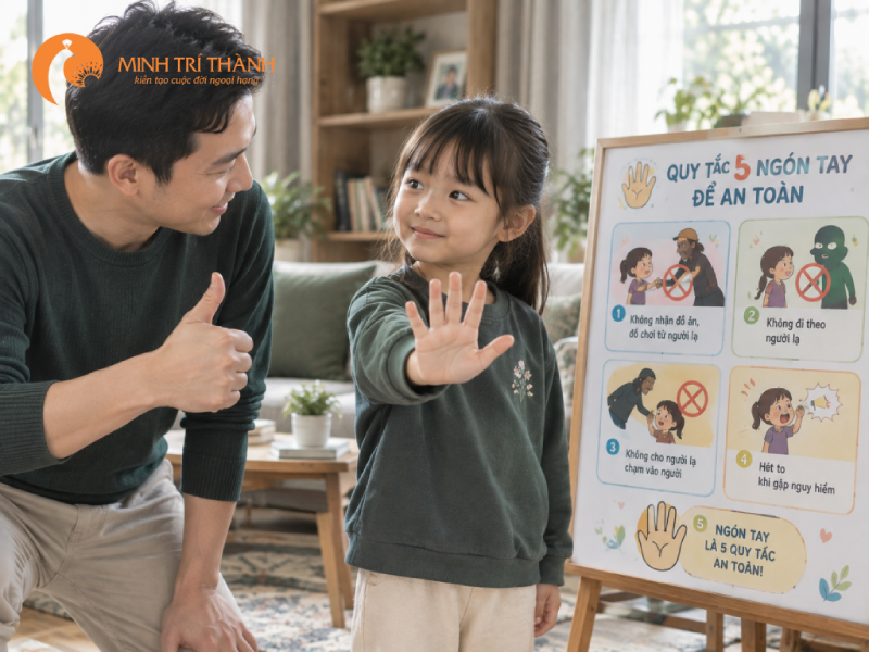Bộ quy tắc an toàn khi dạy trẻ kỹ năng không đi theo người lạ