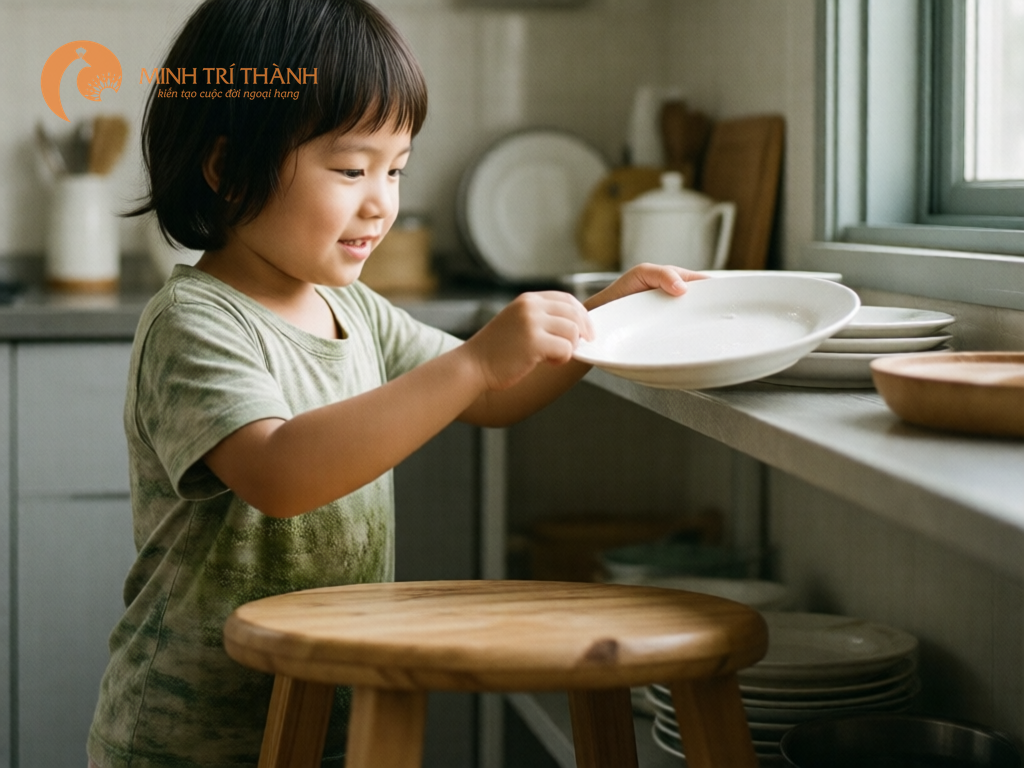 Lợi ích của việc dạy con làm việc nhà