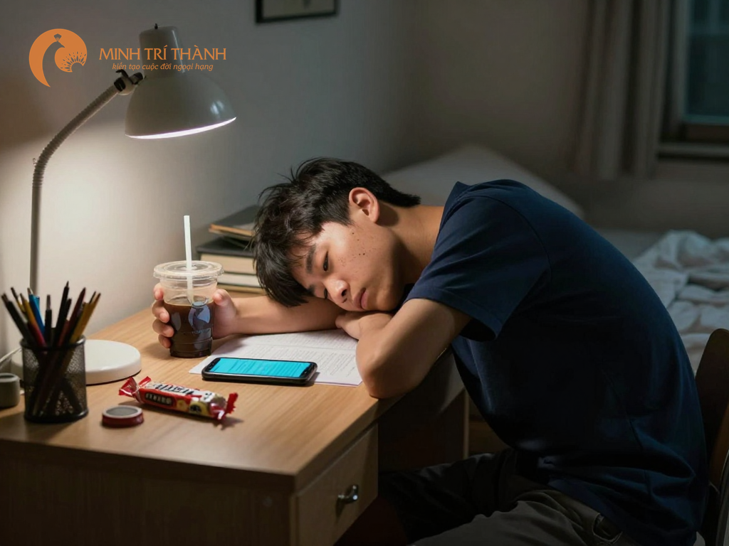 Nguyên nhân của áp lực thi cử do thiếu ngủ kéo dài