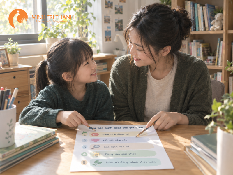 Quy trình áp dụng kỷ luật tích cực vào tình huống thực tế