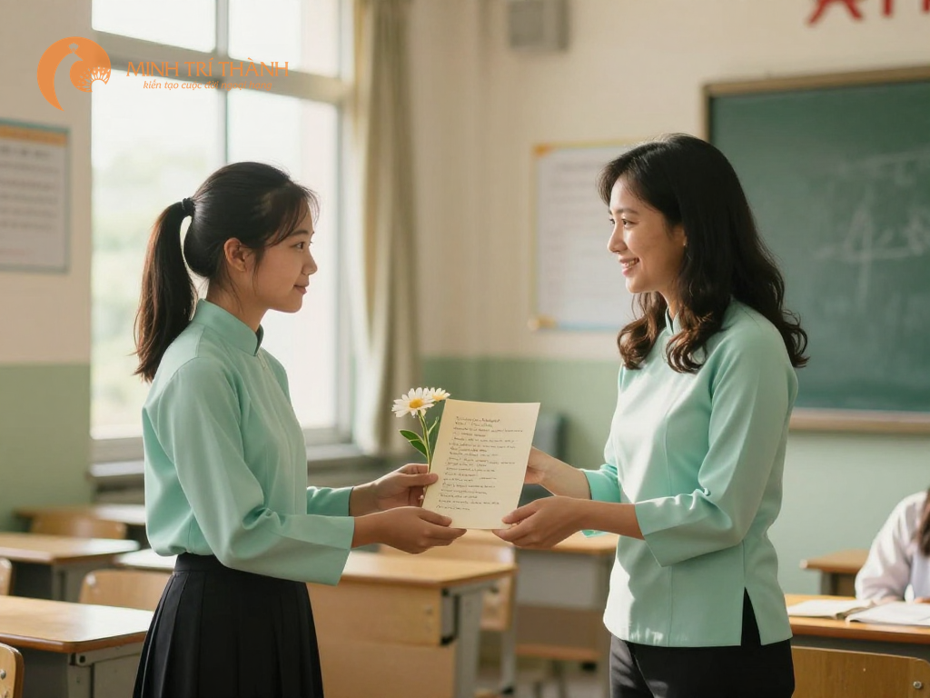 Bài thơ về ngày 20 tháng 10 tri ân cô giáo