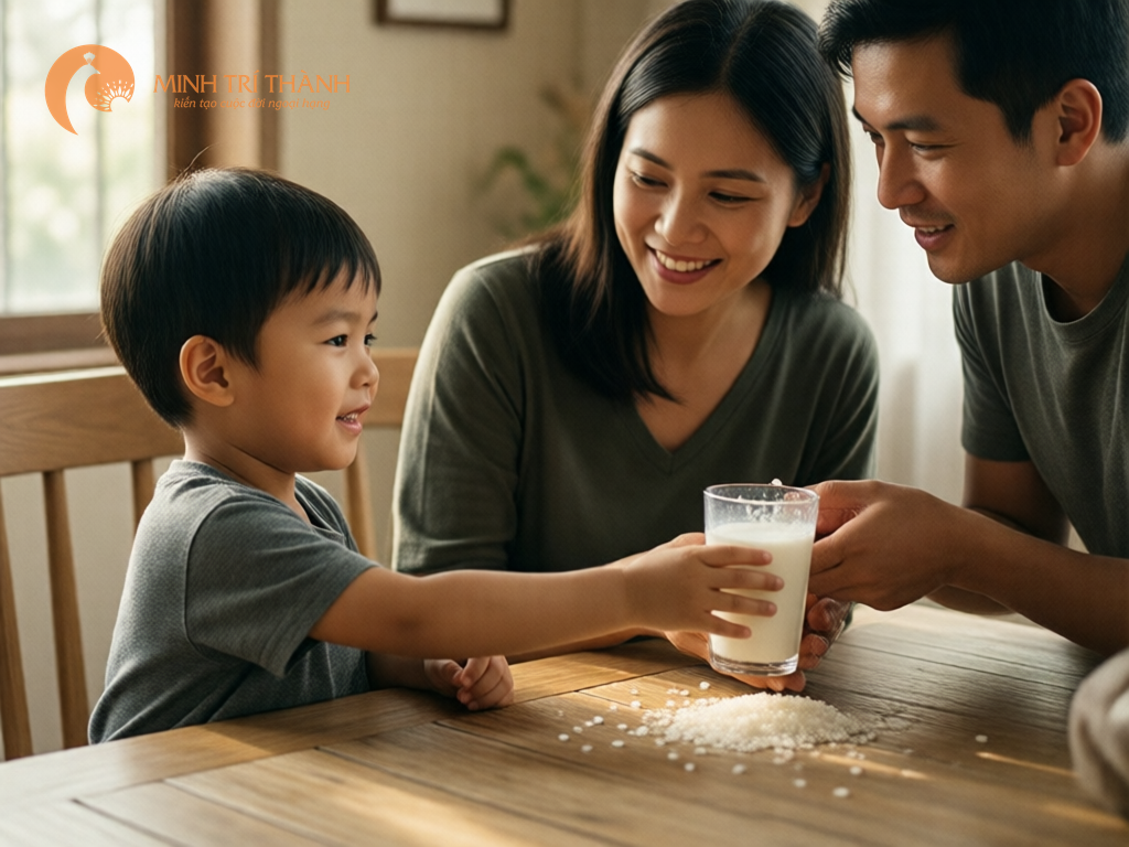 Các tình huống nên dạy trẻ nói "Cảm ơn"