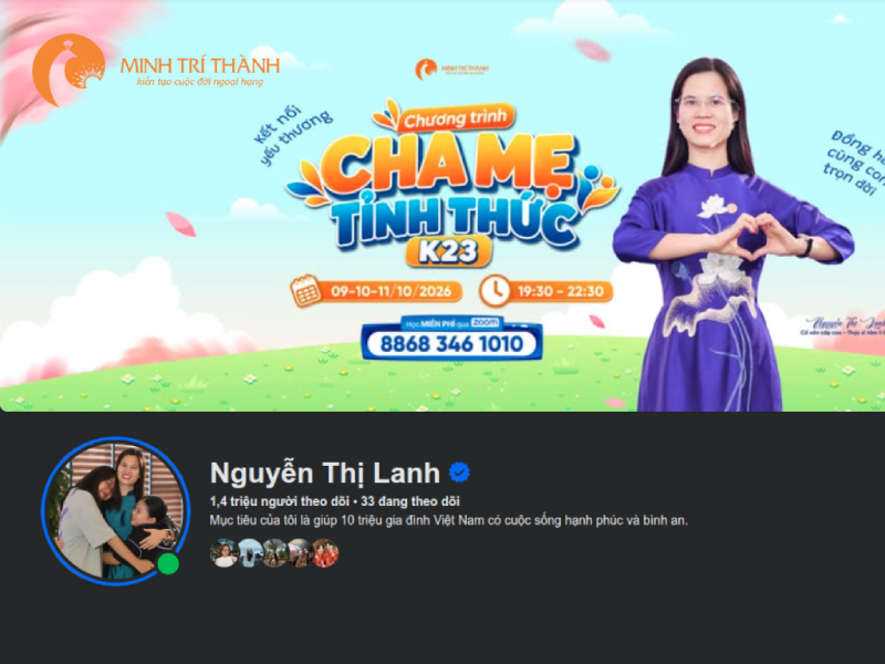 Tham gia trên Fanpage cô Nguyễn Thị Lanh