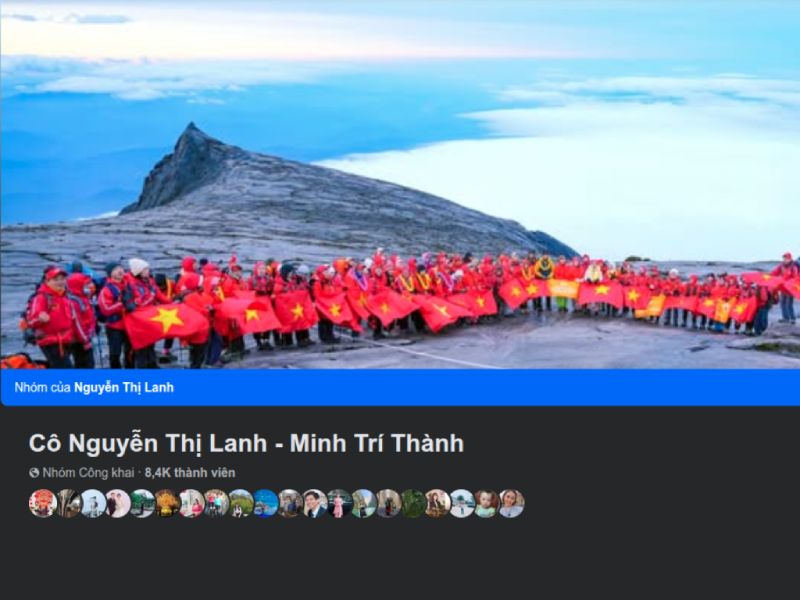 Tham gia trong Group cộng đồng